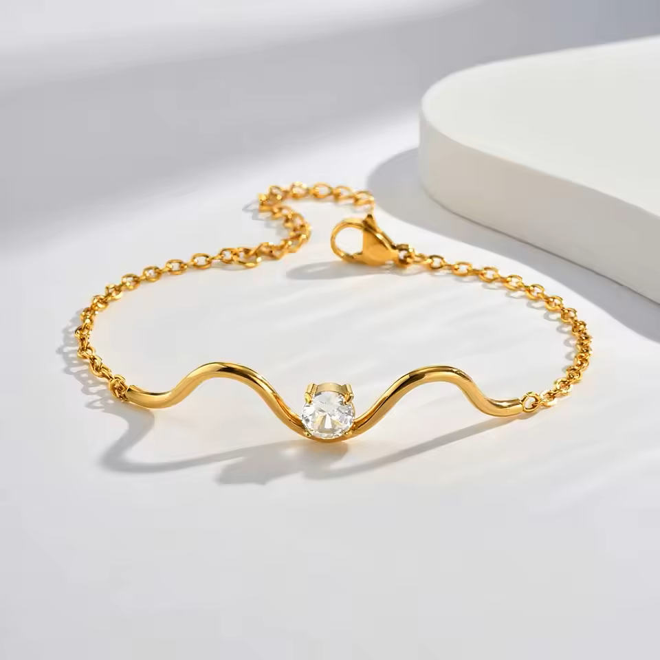 The Serene Wave Bracelet