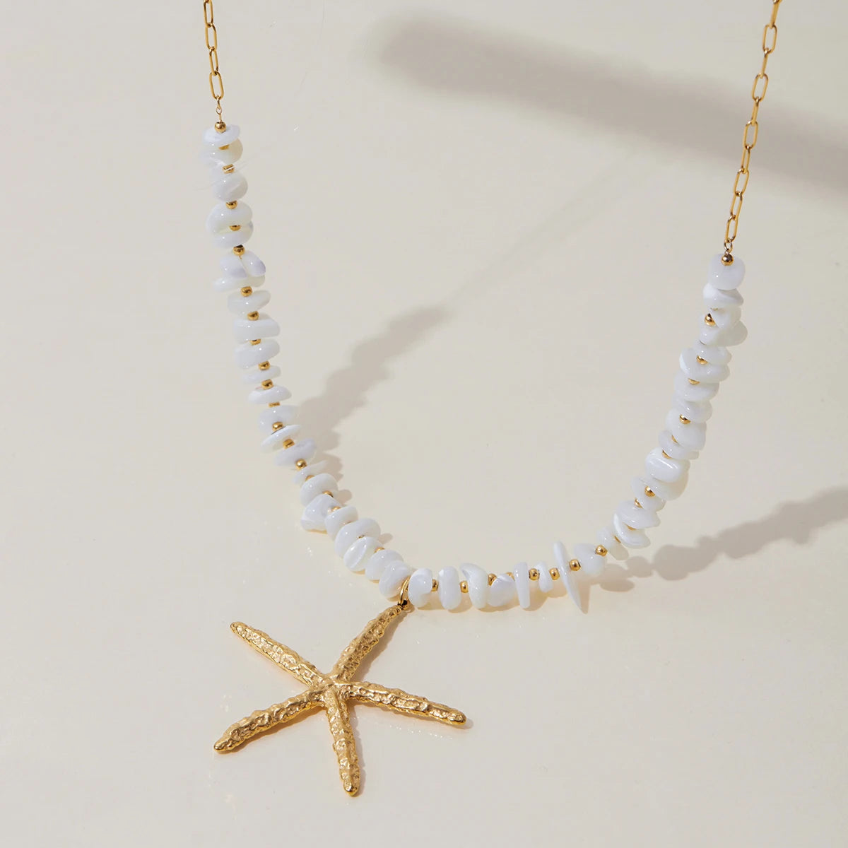 Ocean Glow Starfish Pendant Necklace