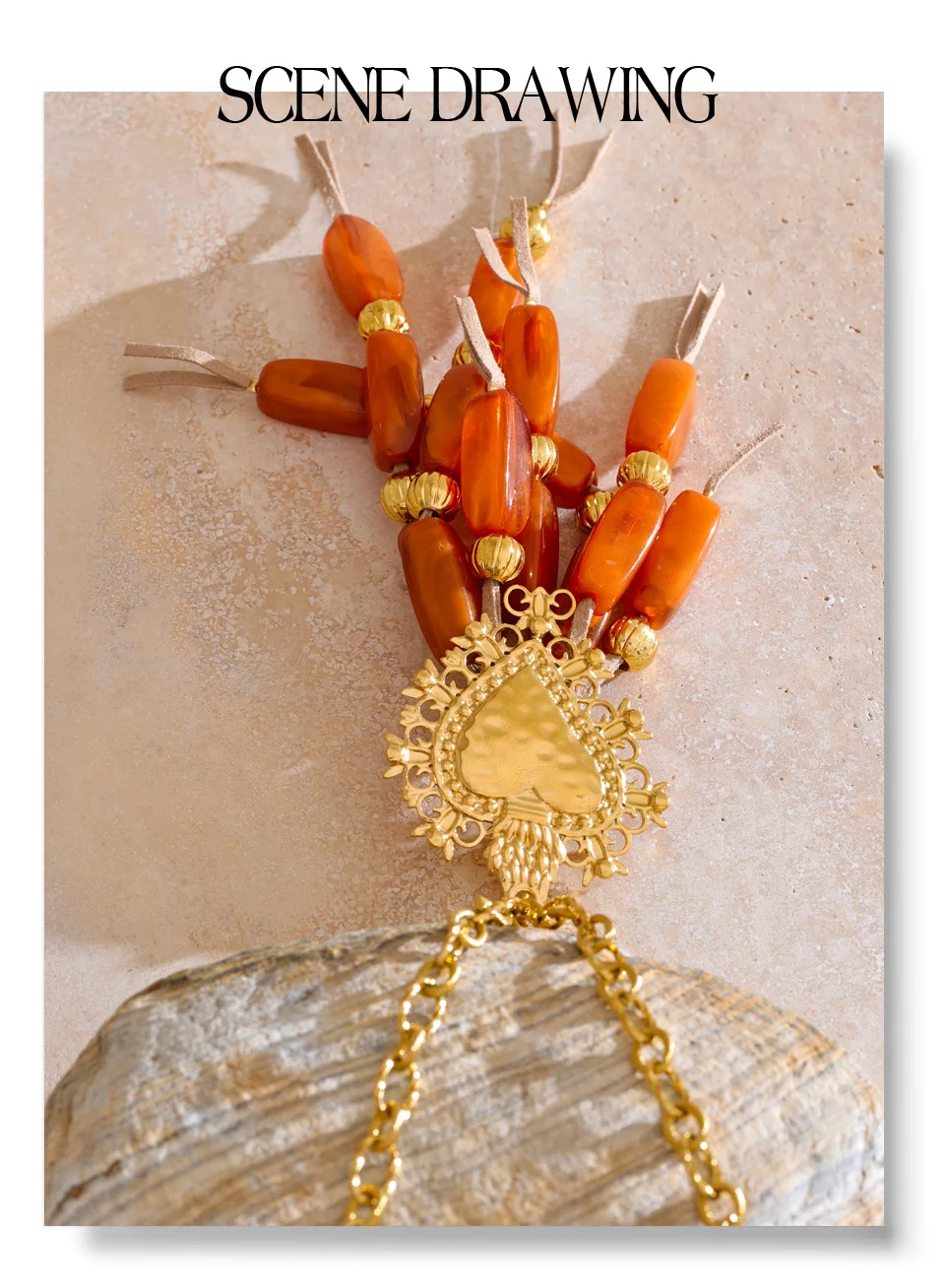 The Corazon Tassel Necklace