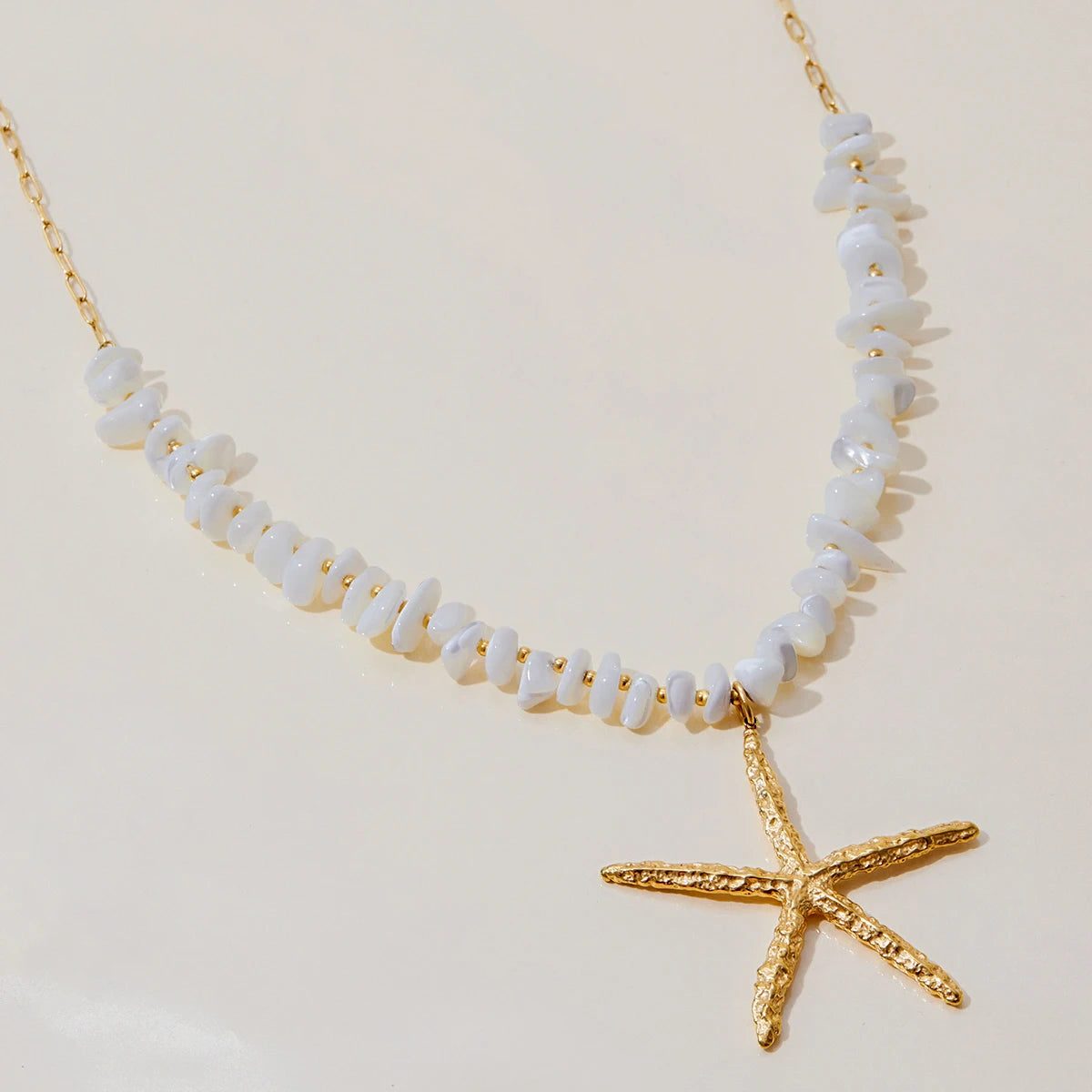 Ocean Glow Starfish Pendant Necklace