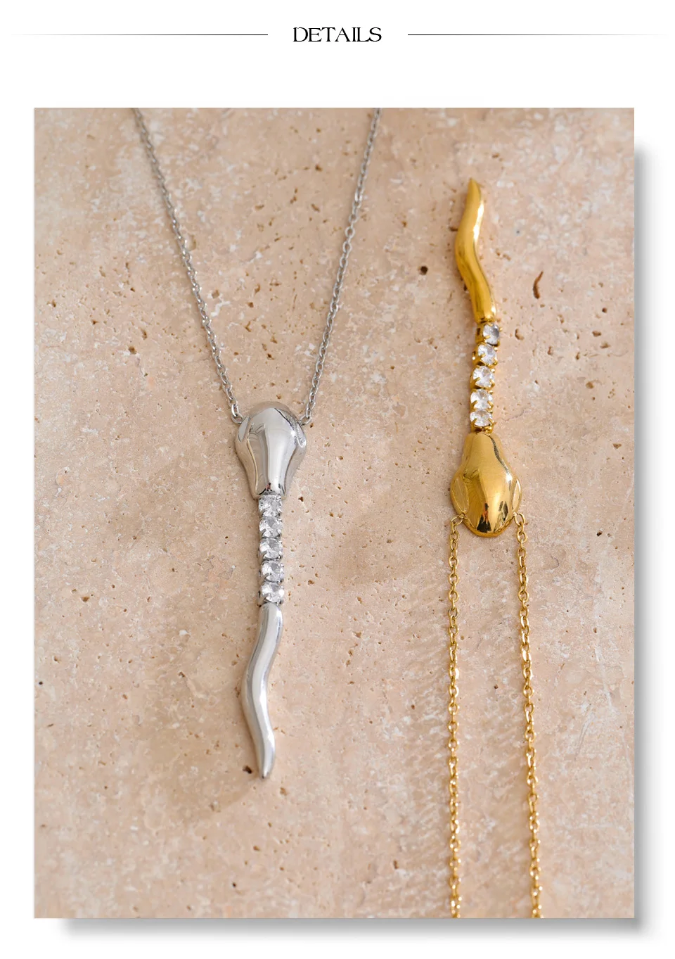 The Seraphina Serpent Pendant