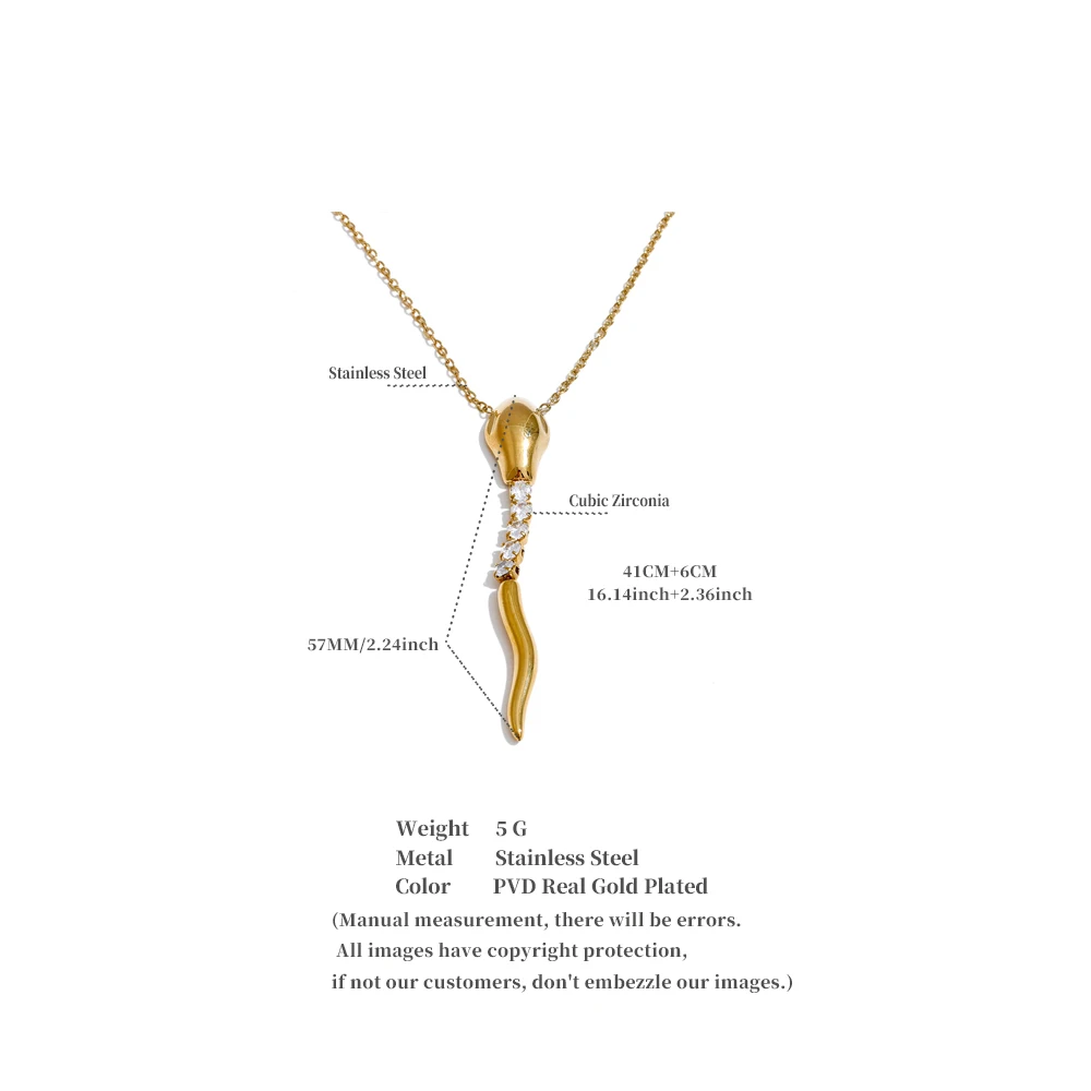 The Seraphina Serpent Pendant