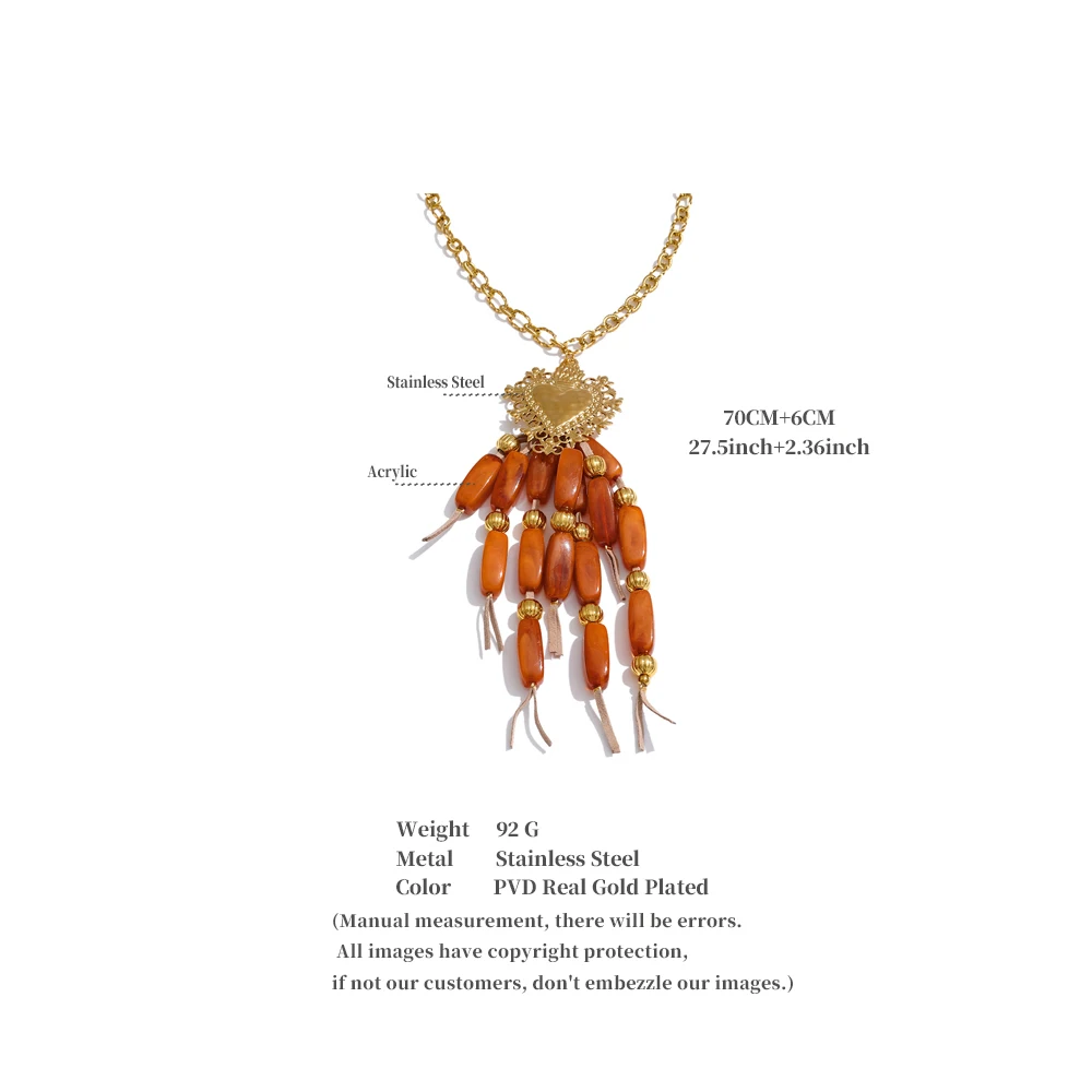 The Corazon Tassel Necklace
