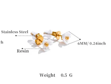 The Sea Blossom Studs