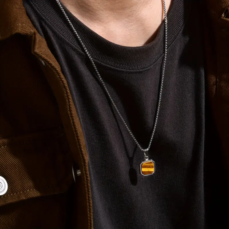 Obsidian Sentinel Necklace