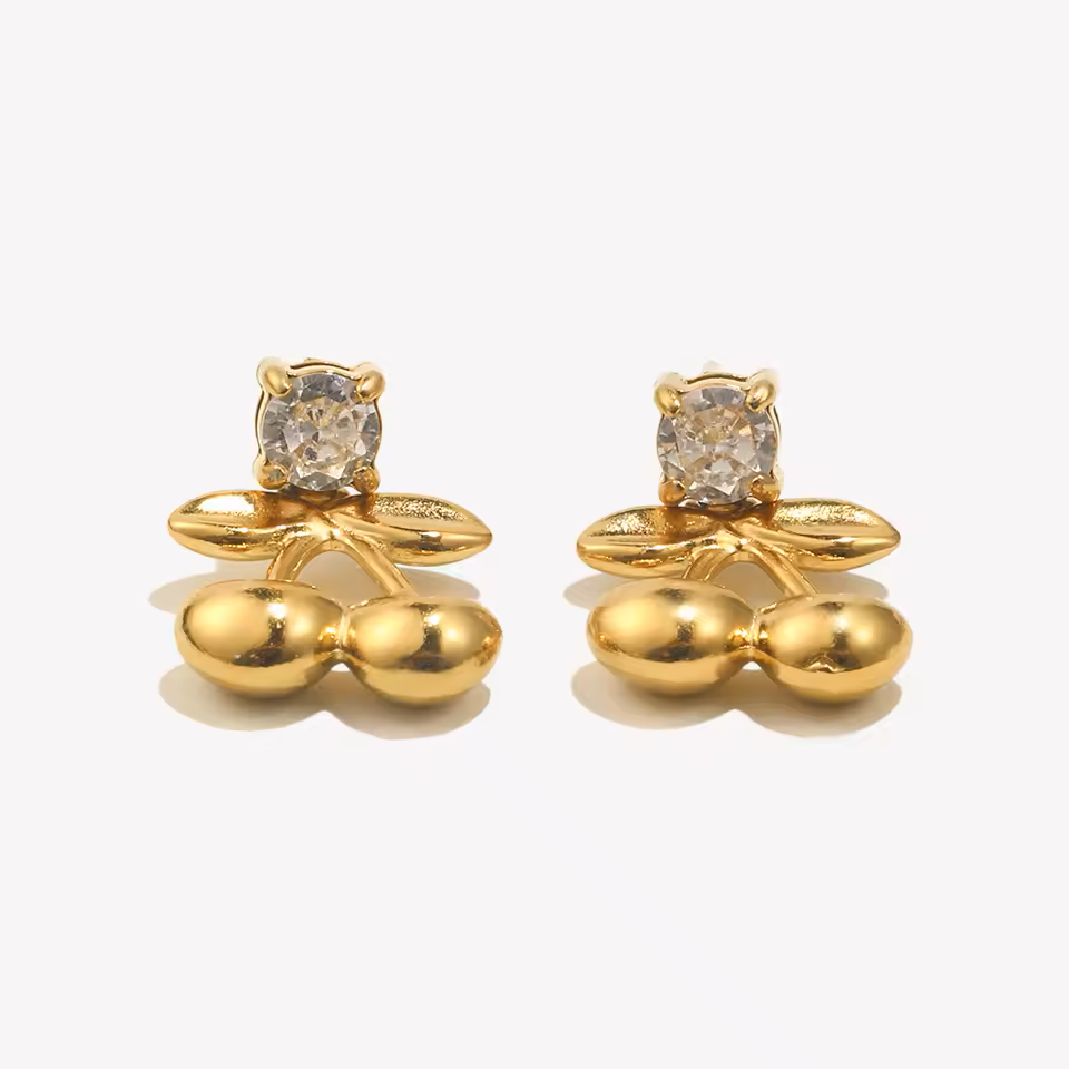 The Sweet Bliss Cherry Studs