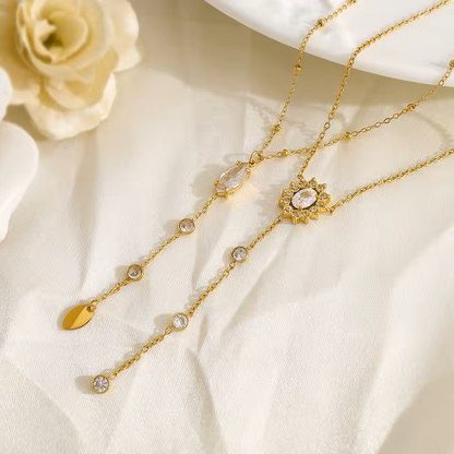 The Lumina Lariat I Necklaces