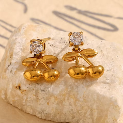 The Sweet Bliss Cherry Studs