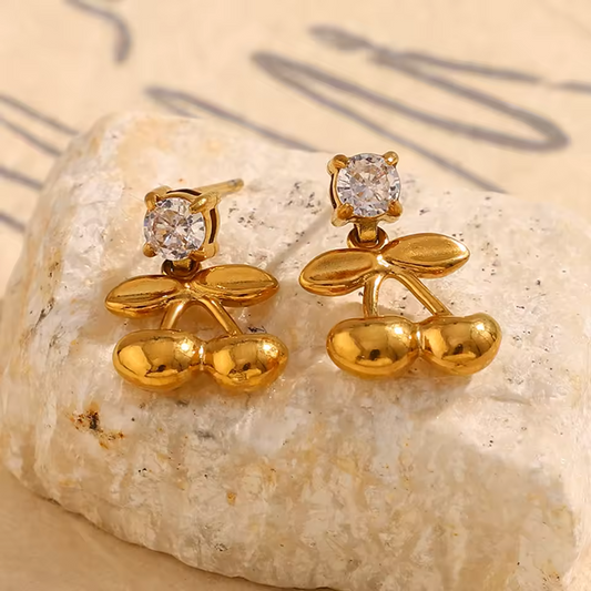 The Sweet Bliss Cherry Studs