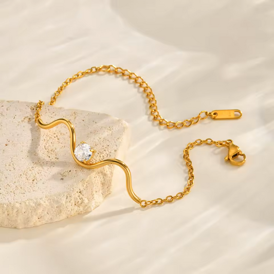The Serene Wave Bracelet