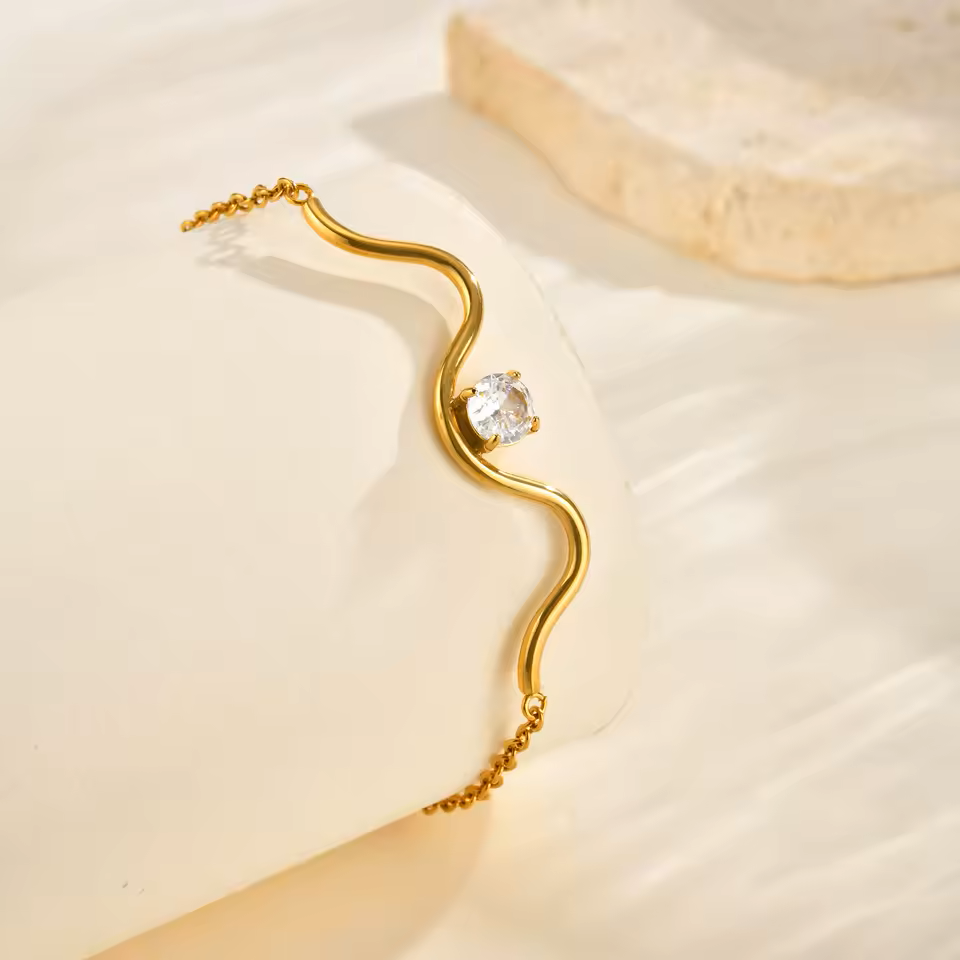 The Serene Wave Bracelet