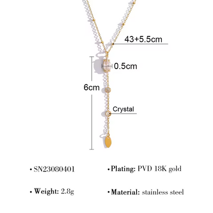 The Lumina Lariat II Necklaces