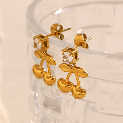The Sweet Bliss Cherry Studs