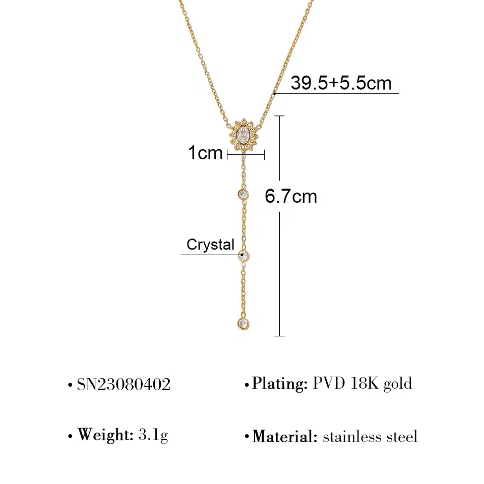 The Lumina Lariat I Necklaces