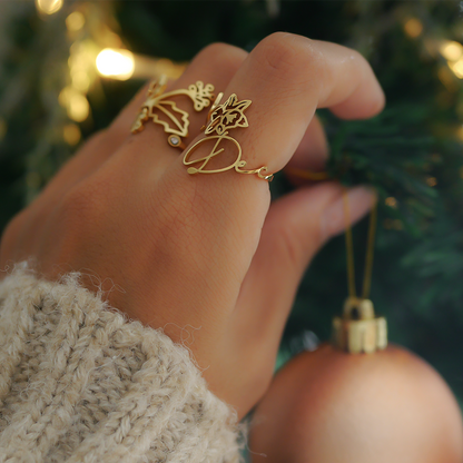 Birth Flower Rings