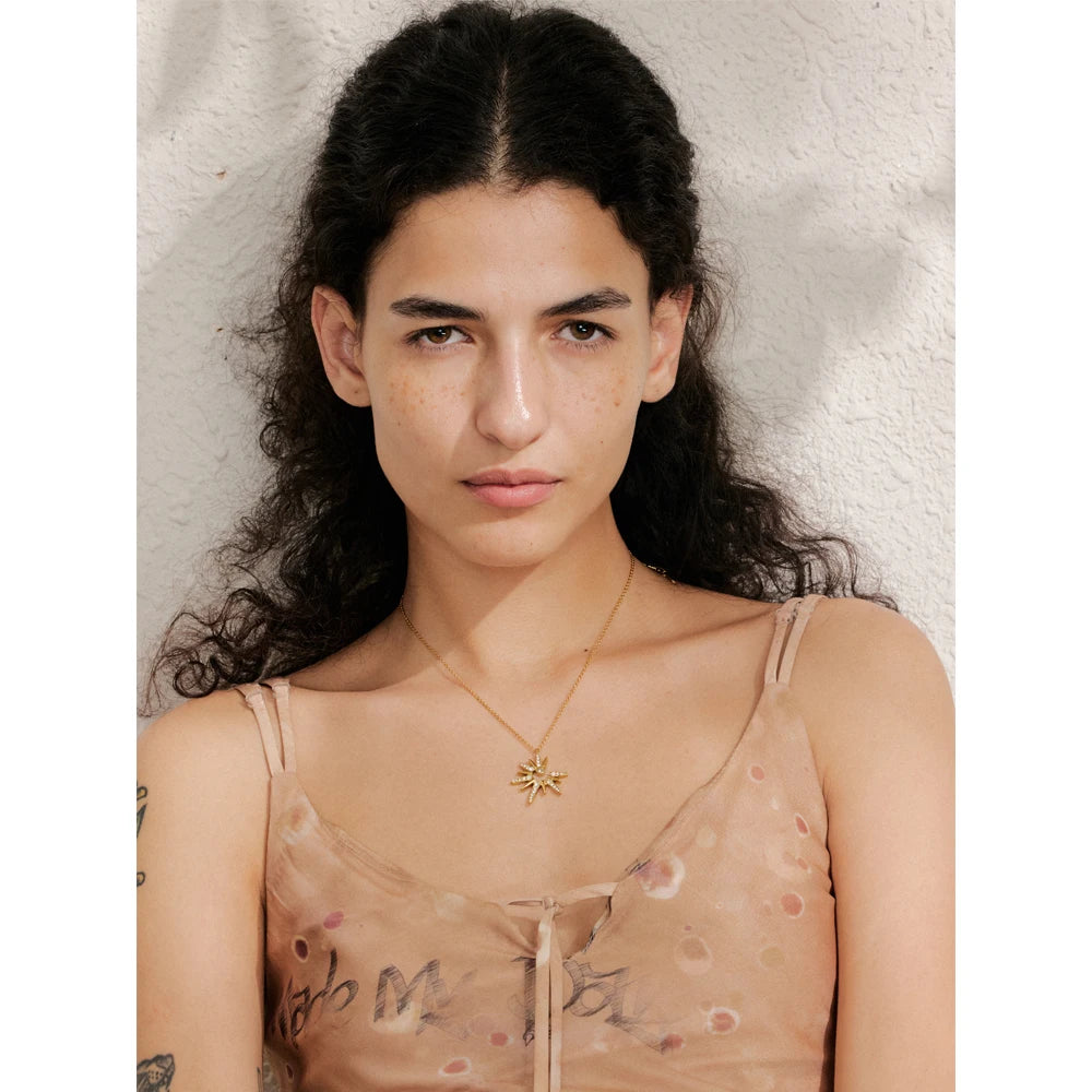 Indira Sun Pendant Necklace