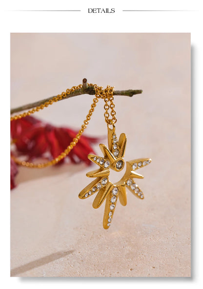 Indira Sun Pendant Necklace