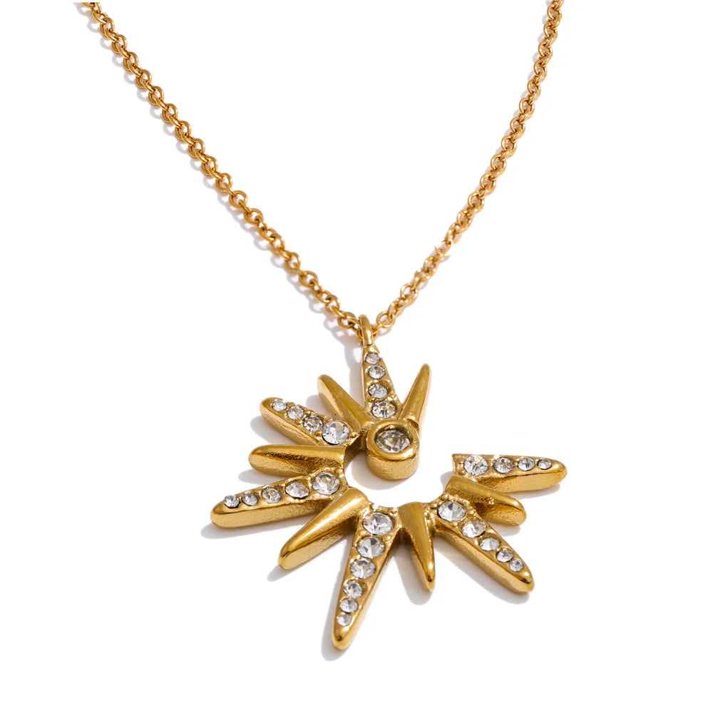 Indira Sun Pendant Necklace
