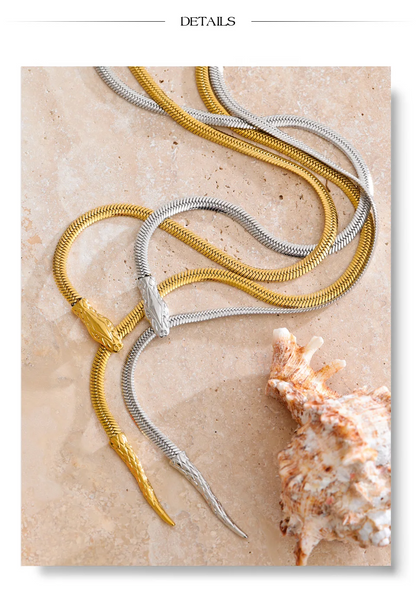The Ouroboros Serpent Necklace