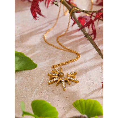 Indira Sun Pendant Necklace