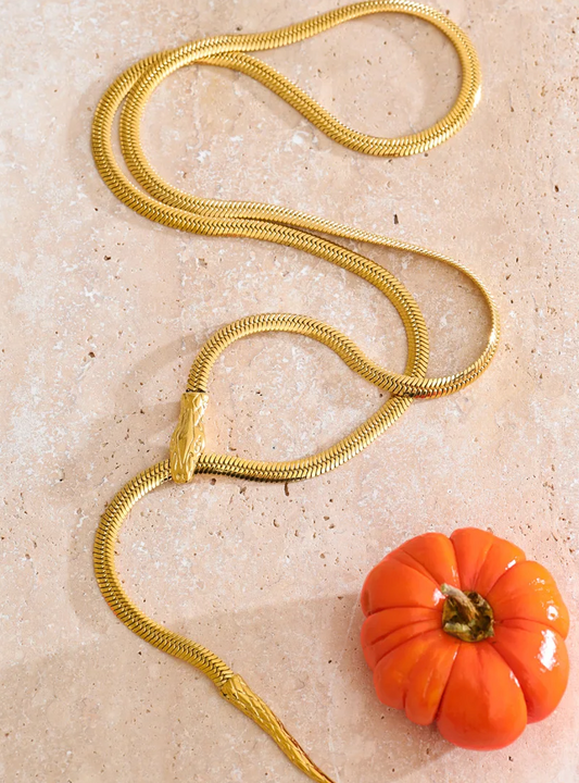 The Ouroboros Serpent Necklace
