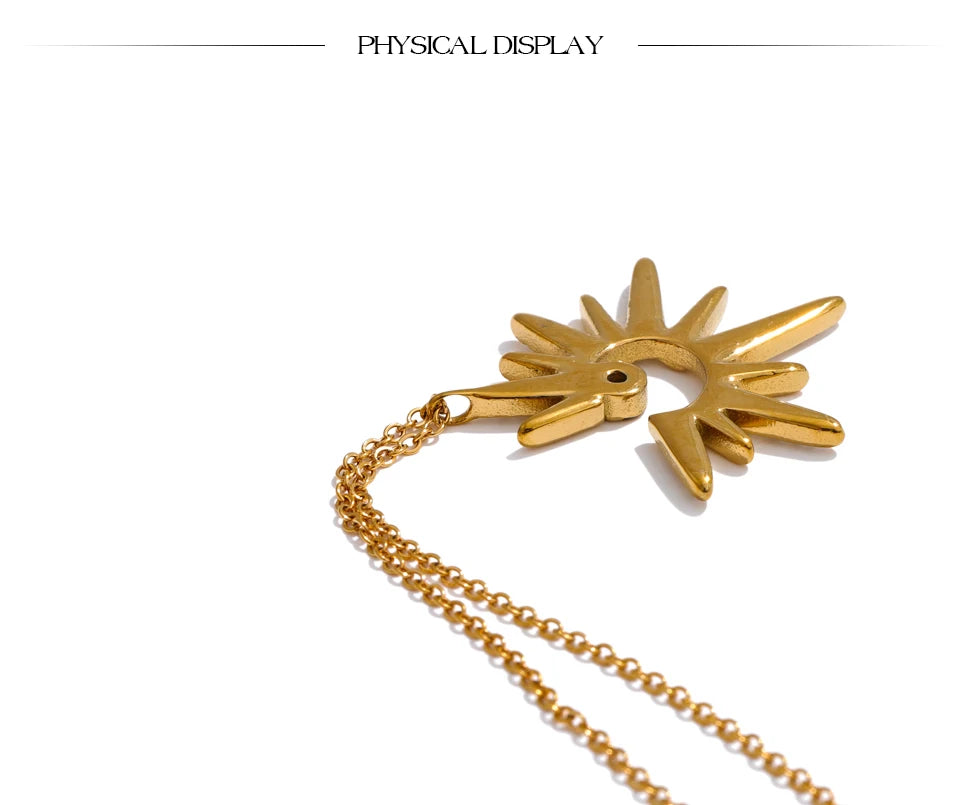 Indira Sun Pendant Necklace