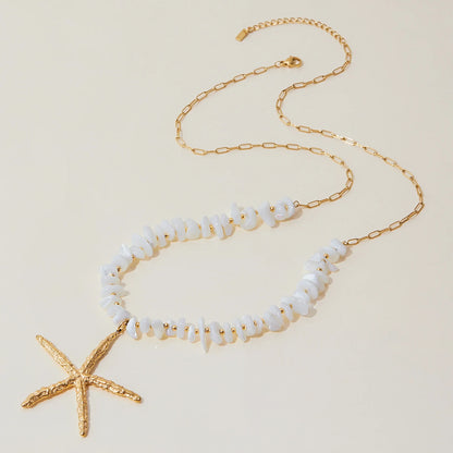 Ocean Glow Starfish Pendant Necklace