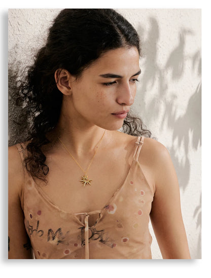 Indira Sun Pendant Necklace