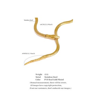 The Ouroboros Serpent Necklace
