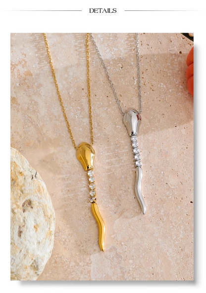 The Seraphina Serpent Pendant