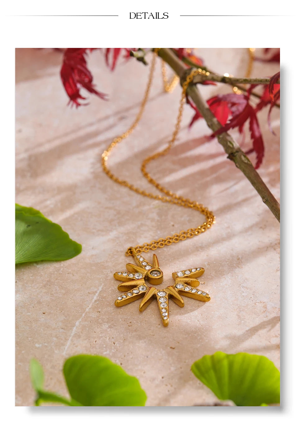 Indira Sun Pendant Necklace