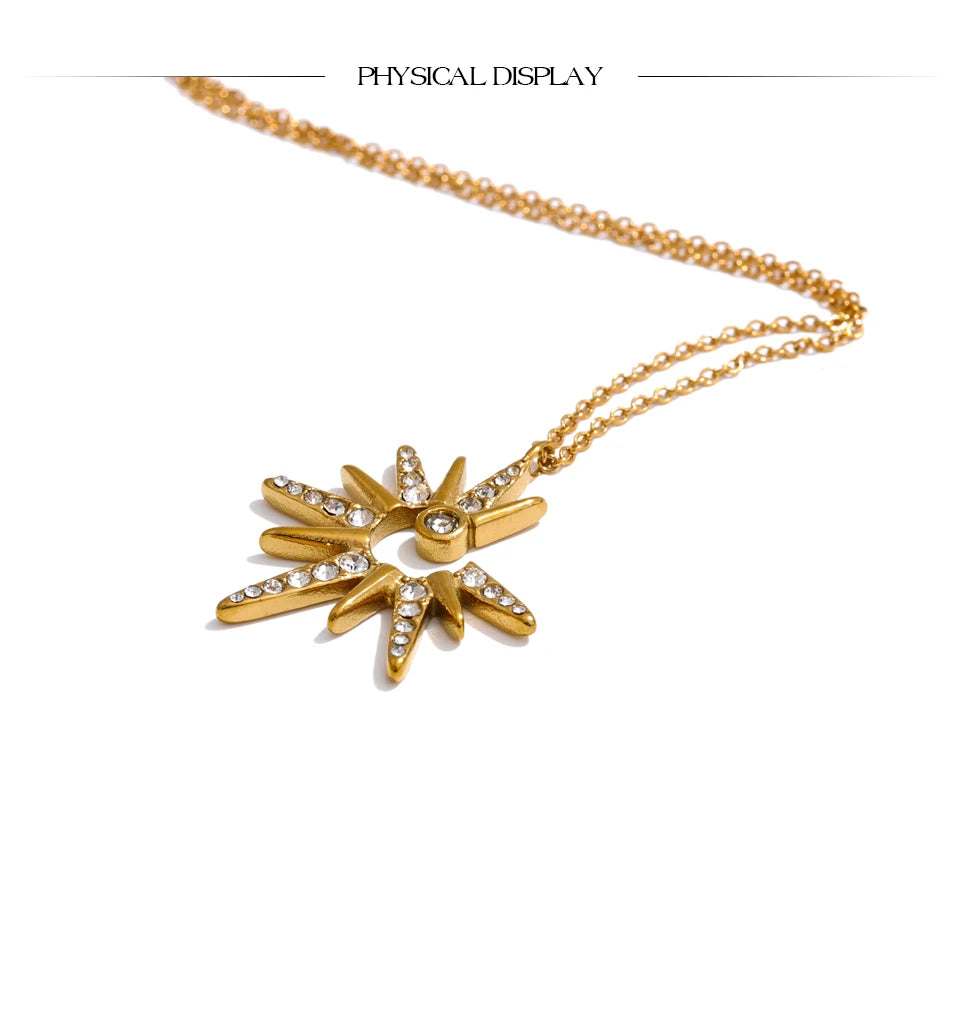 Indira Sun Pendant Necklace