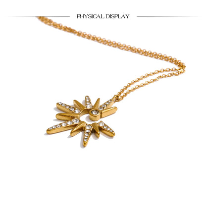 Indira Sun Pendant Necklace