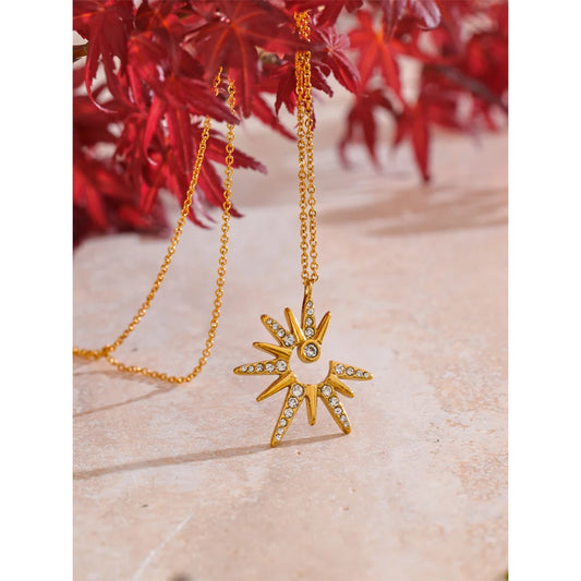 Indira Sun Pendant Necklace