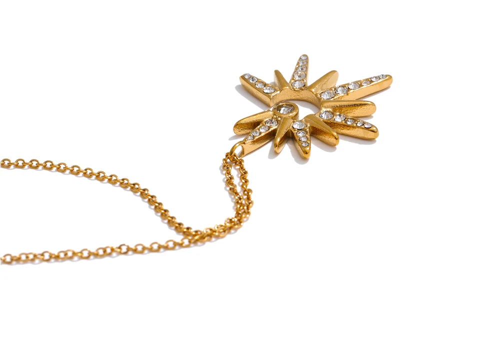 Indira Sun Pendant Necklace