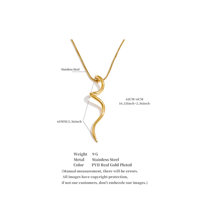 The Ascending Serpent Necklace