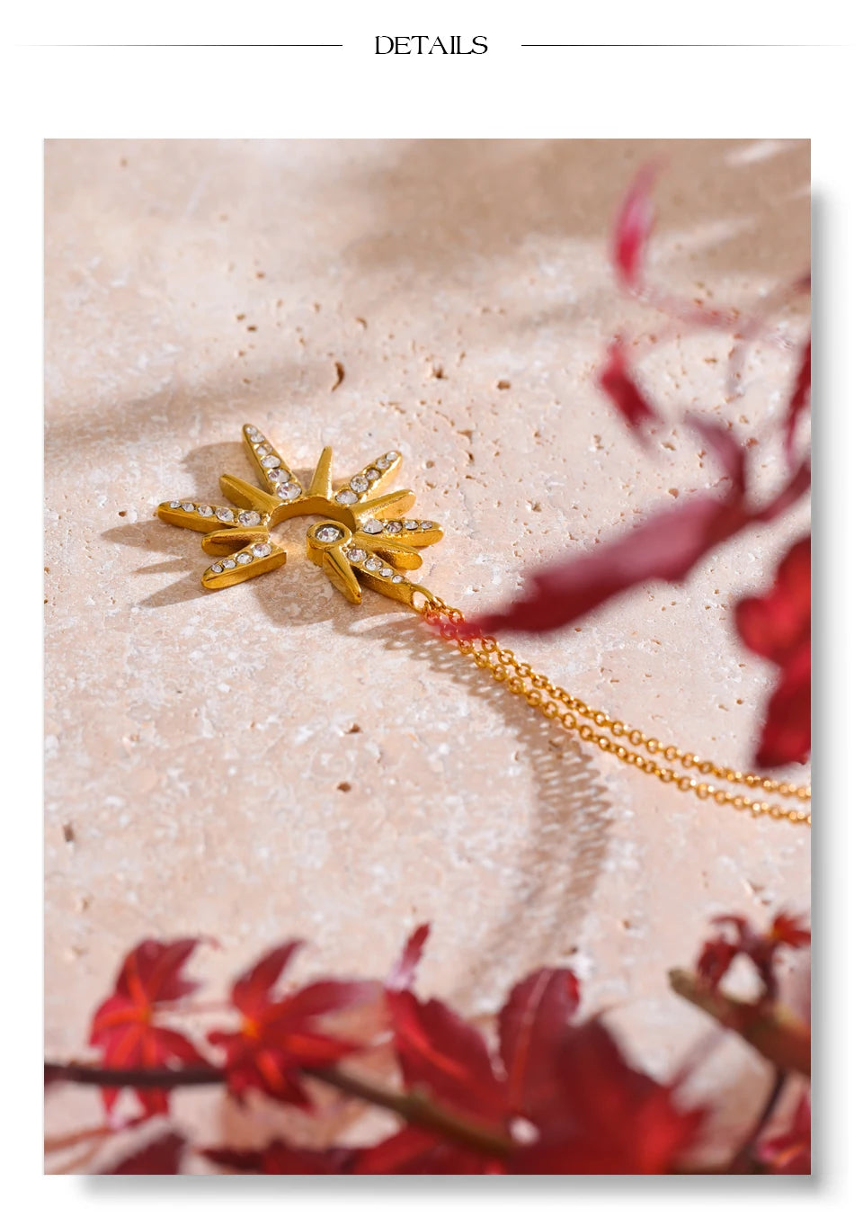 Indira Sun Pendant Necklace