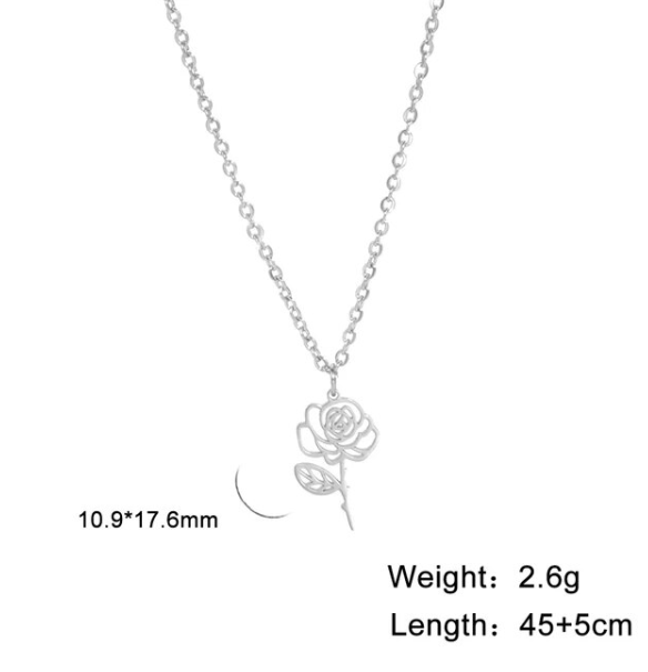 Birth Flower Necklace