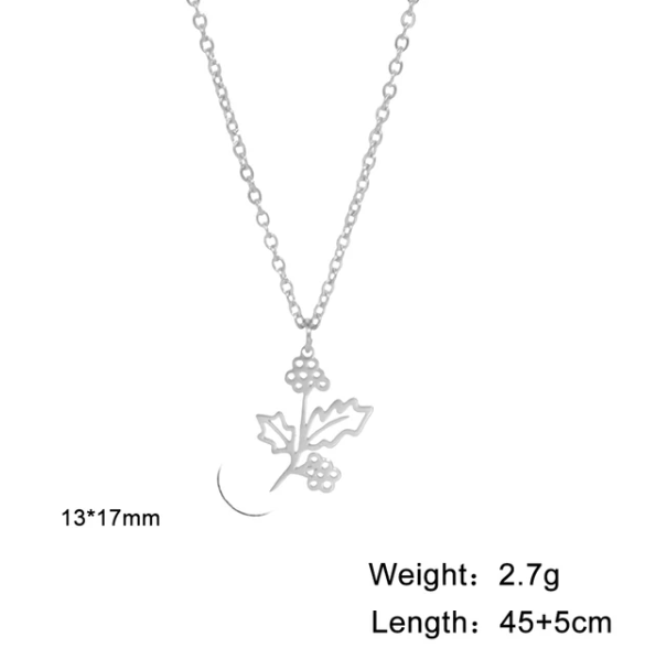 Birth Flower Necklace