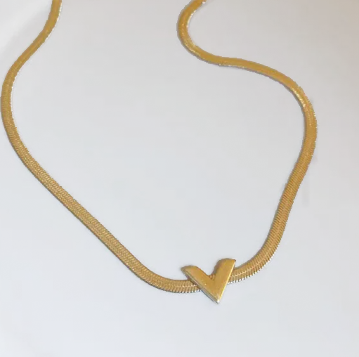 Il-Qalb snake chain Necklace