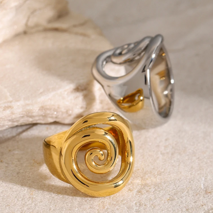 Aspiral Ring