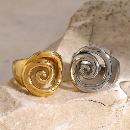 Aspiral Ring