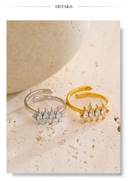 Beroia Cubic Zirconia Ring