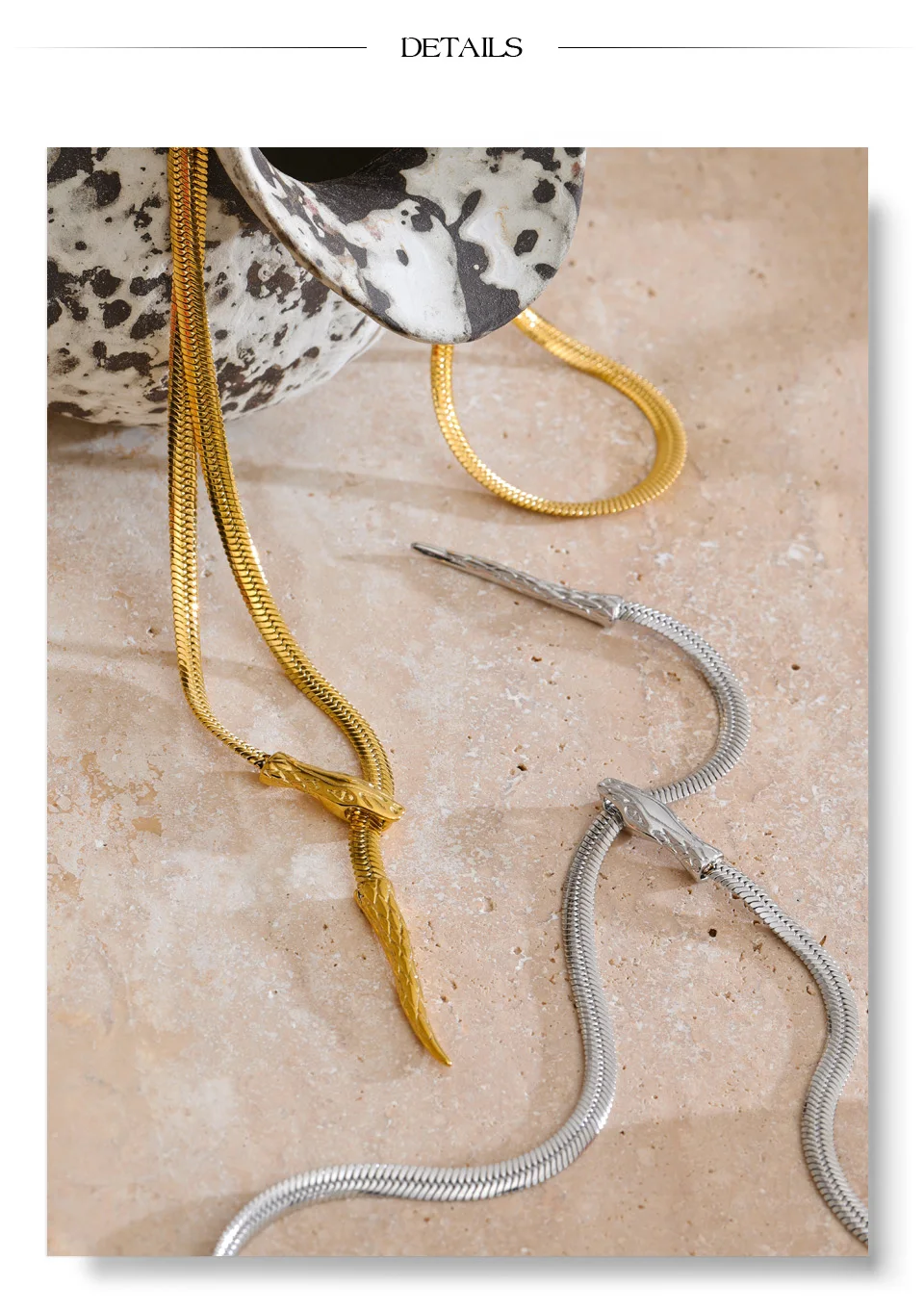 The Ouroboros Serpent Necklace