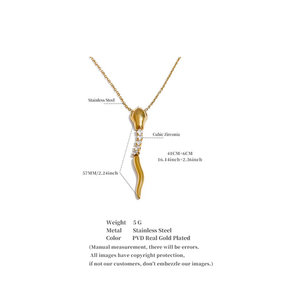 The Seraphina Serpent Pendant