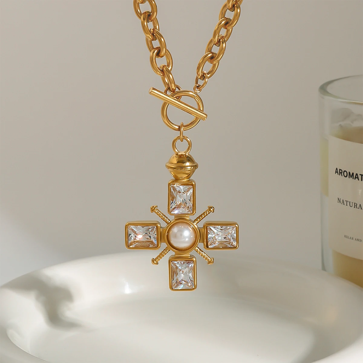 The Valour Cross Necklace
