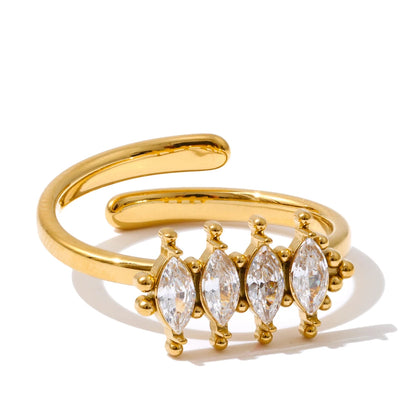 Beroia Cubic Zirconia Ring