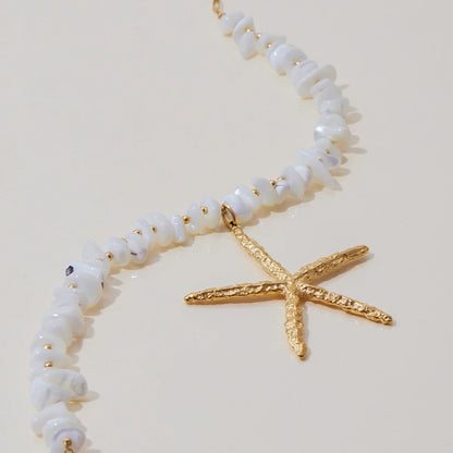 Ocean Glow Starfish Pendant Necklace
