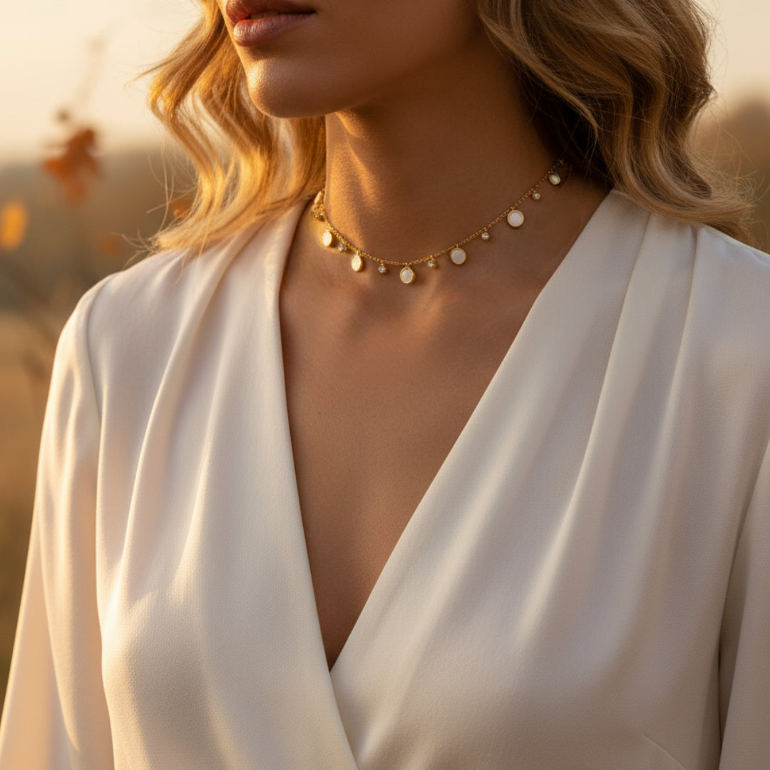 The Luminous Orbit Necklace
