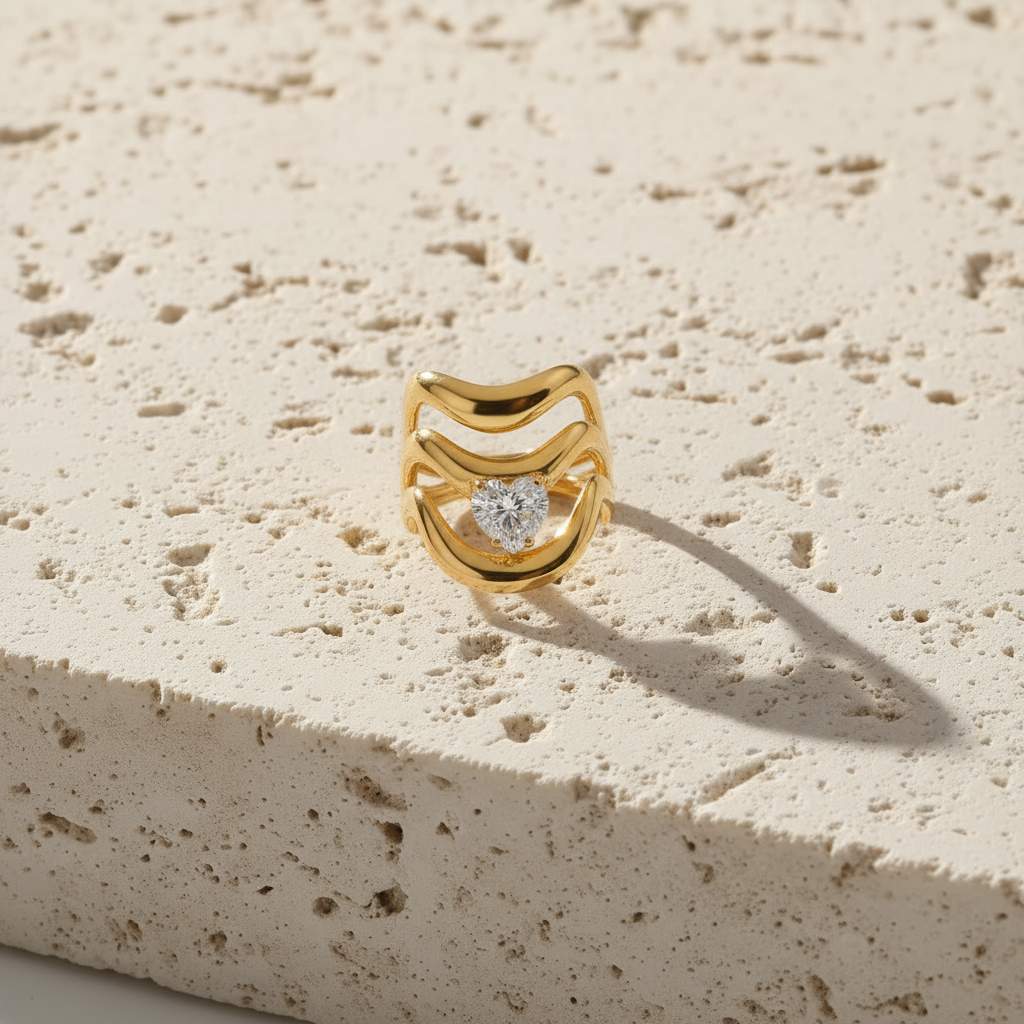 The Freeform Solitaire Ring Collection